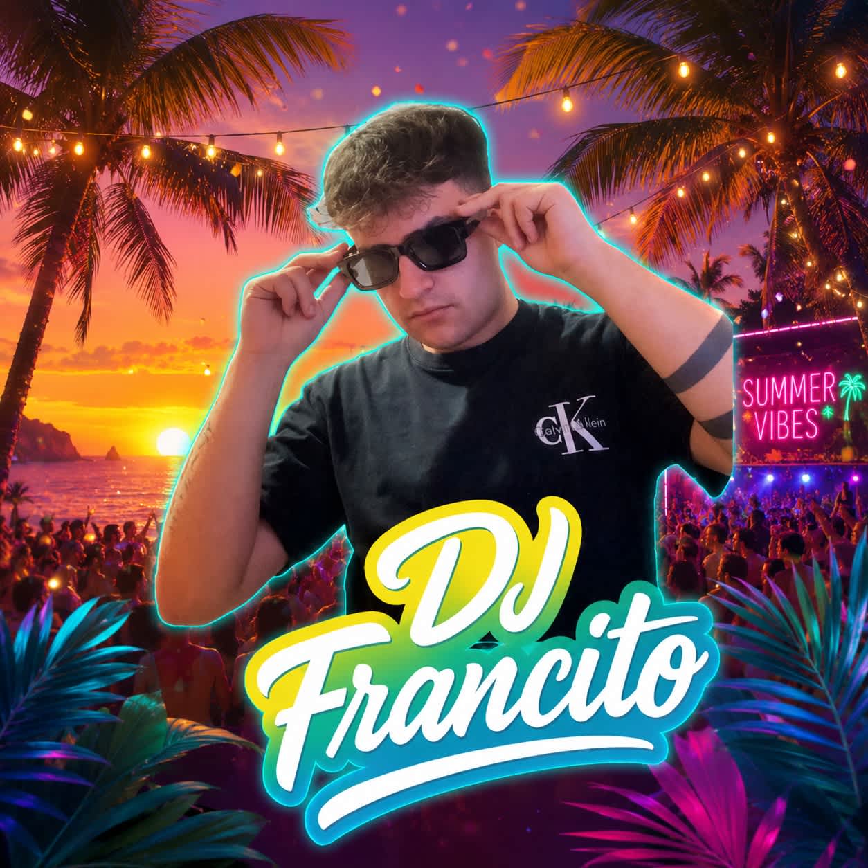 Actuación de Dj Francito en las fiestas de Las Terreras 2025