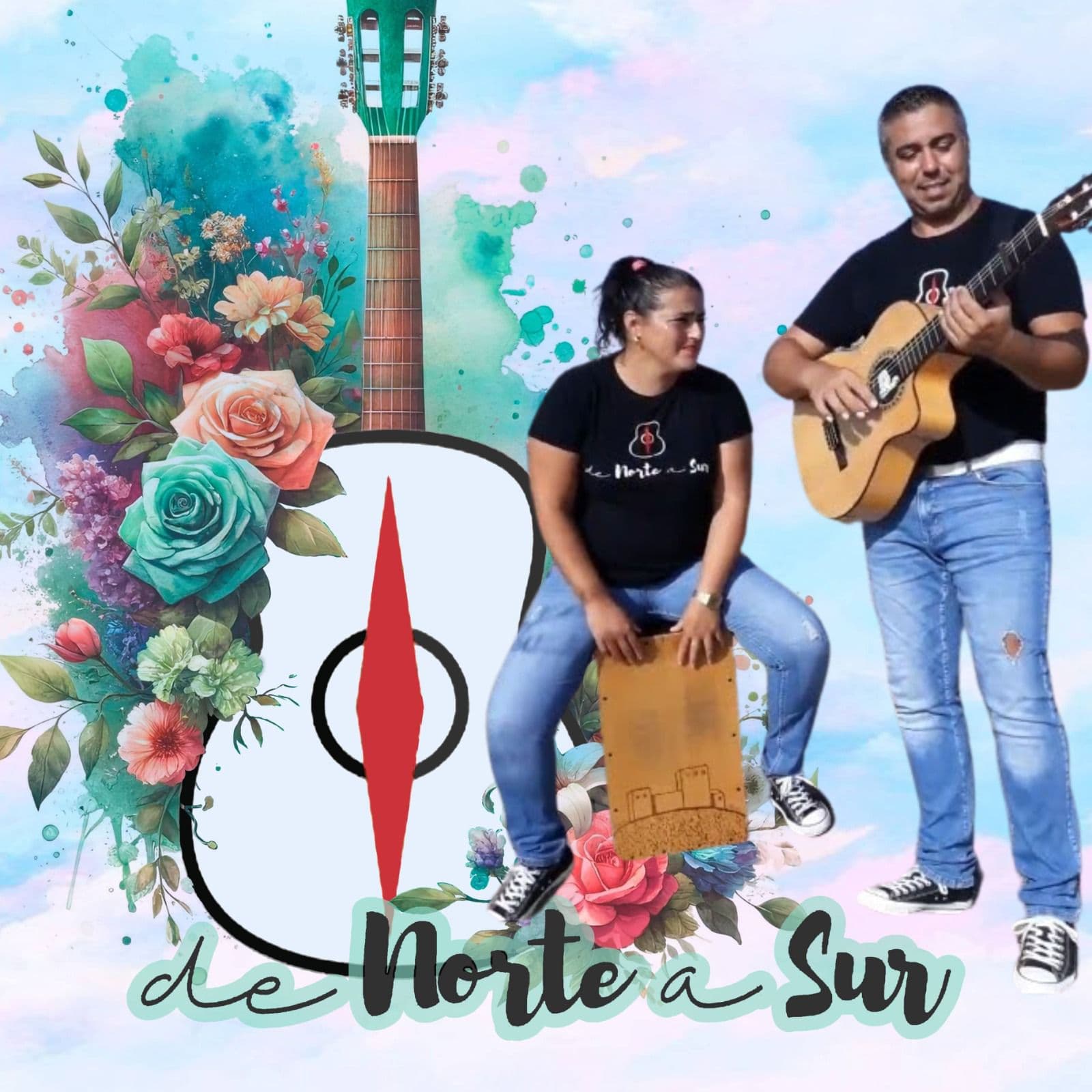Logo del grupo de flamenco de Norte a Sur