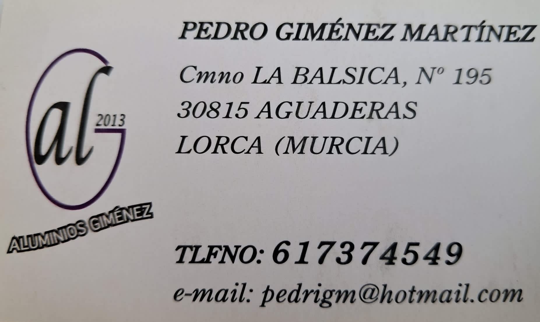 Logo de Aluminios Giménez